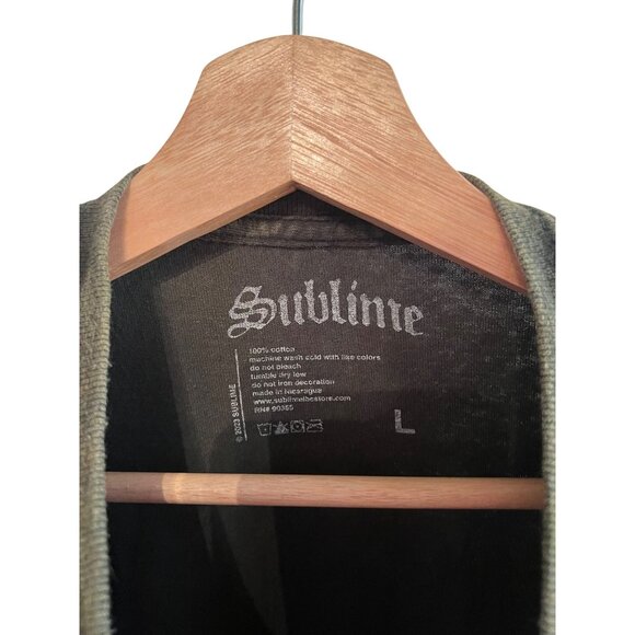 Sublime 40oz To Freedom Band Tee Black Graphic T-Shirt Men's Size L - Picture 2 of 3